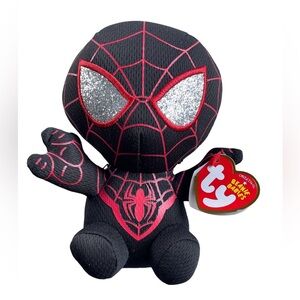 🔥NWT Ty Beanie Babies Spider-Man Miles Morales